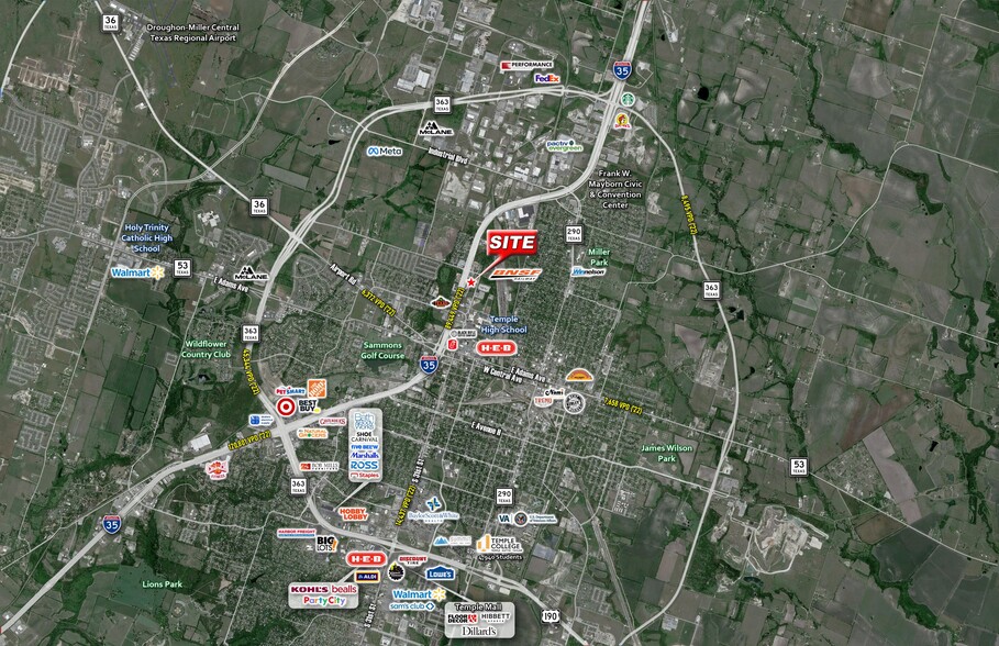 1111 N General Bruce Dr, Temple, TX à louer - Photo de l’immeuble – Image 3 sur 3