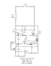 1136 Mt Gallant Rd, Rock Hill, SC à louer Plan d’étage– Image 1 sur 1