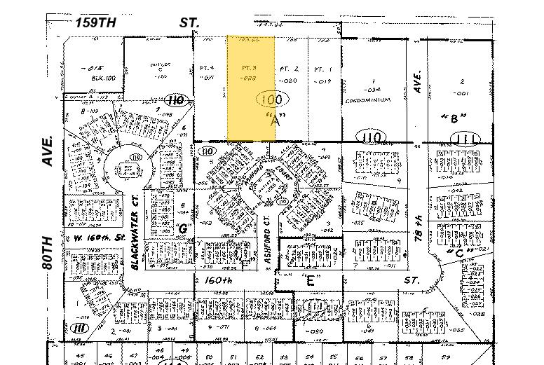 7903 W 159th St, Tinley Park, IL à louer - Plan cadastral – Image 2 sur 10