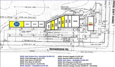 8346-8430 Richardson Rd, Commerce Township, MI à louer Plan d’étage– Image 1 sur 1