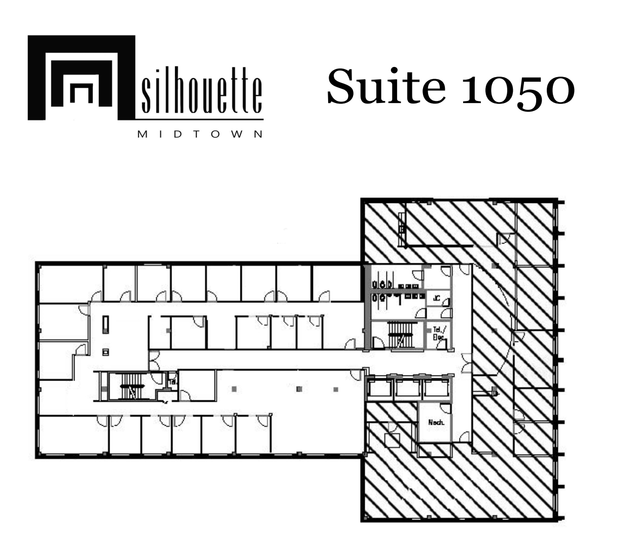 1447 Peachtree St NE, Atlanta, GA à louer Plan d’étage– Image 1 sur 1