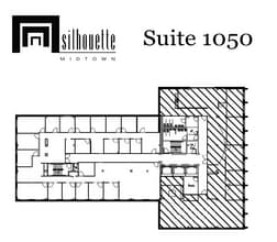 1447 Peachtree St NE, Atlanta, GA à louer Plan d’étage– Image 1 sur 1