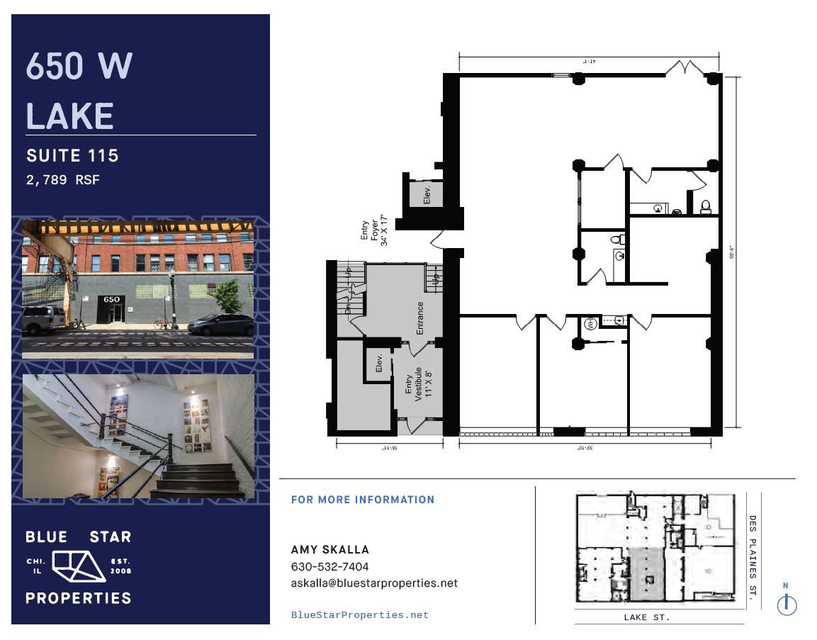 650 W Lake St, Chicago, IL à louer Plan d’étage– Image 1 sur 1