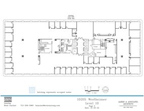 10205 Westheimer Rd, Houston, TX à louer Plan de site– Image 1 sur 2