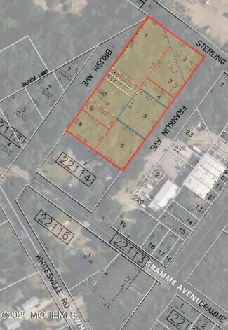 Plus de détails pour 0 Franklin ave, Jackson, NJ - Terrain à vendre