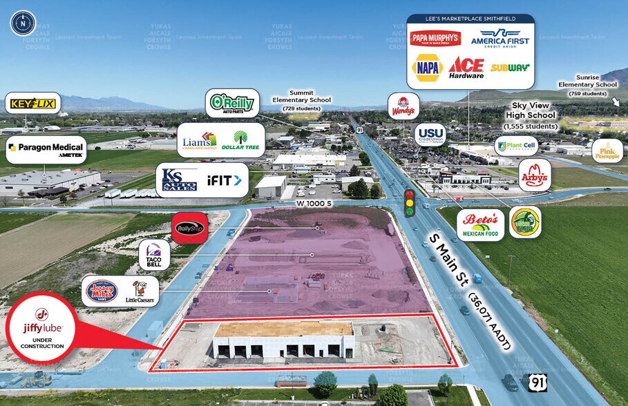 1101 S Main St, Smithfield, UT à vendre - Aérien – Image 3 sur 7