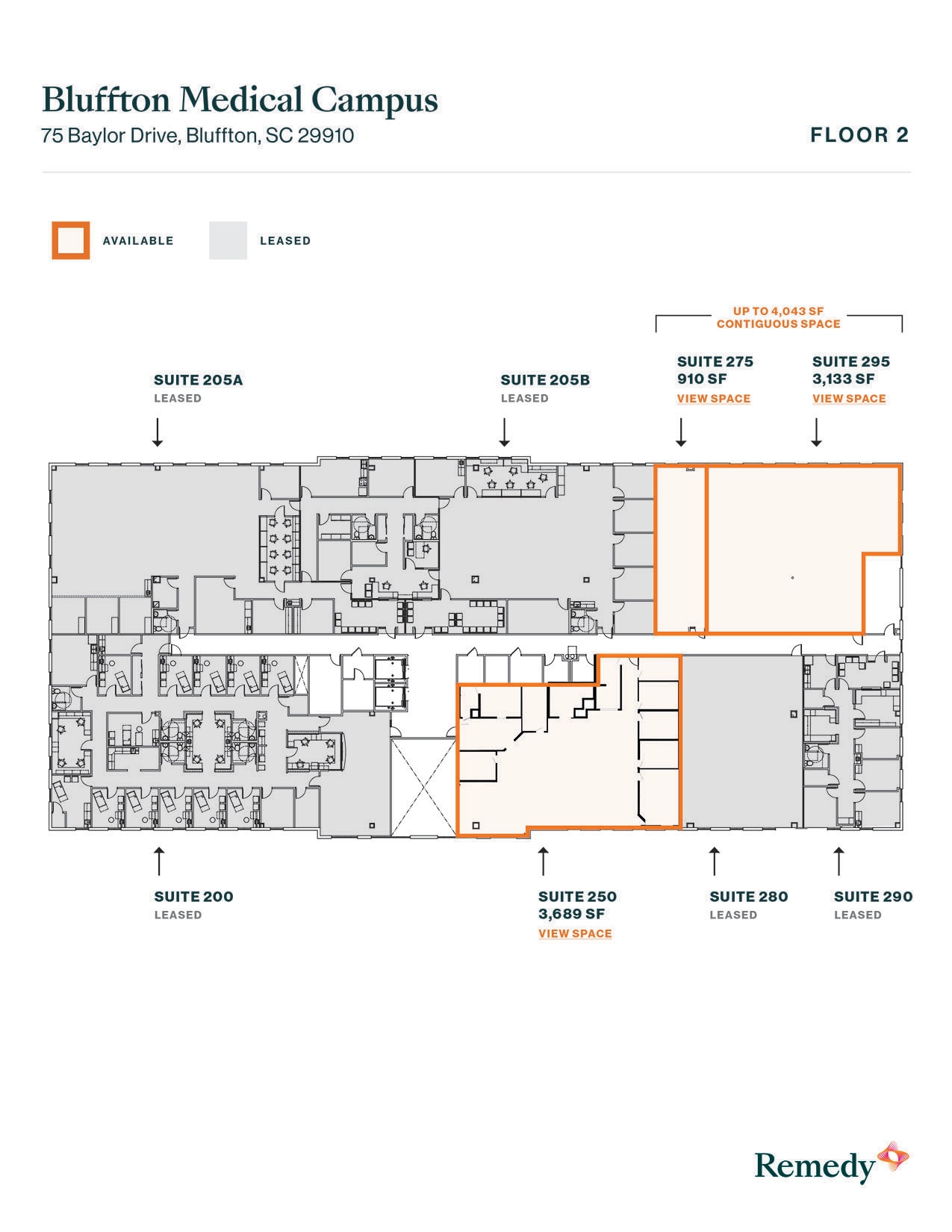 75 Baylor Dr, Bluffton, SC à louer Plan d’étage– Image 1 sur 1