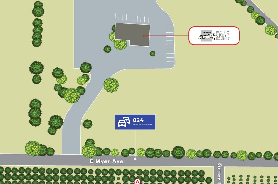 2500 E Myer Ave, Exeter, CA à vendre - Plan de site – Image 3 sur 4