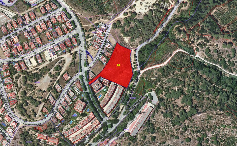 Terrain dans Molins de Rei, Barcelona à vendre - Plan cadastral – Image 1 sur 5