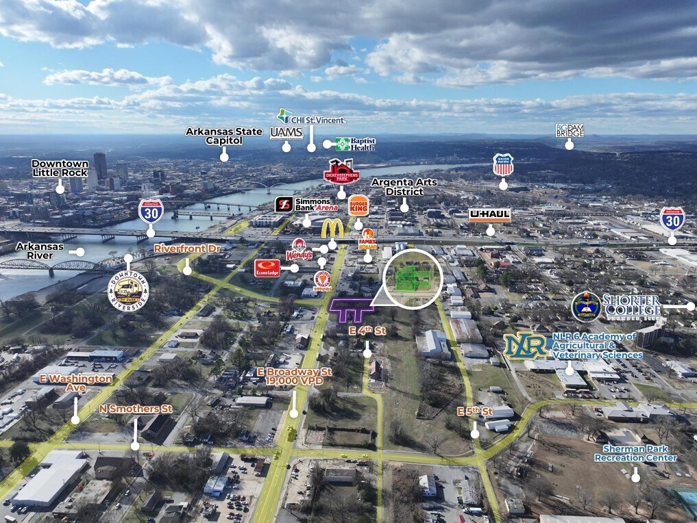E Broadway Street, North Little Rock, AR à vendre Photo principale– Image 1 sur 2