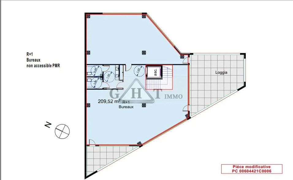 Local commercial dans La Colle-sur-Loup à louer - Plan d’étage – Image 2 sur 5