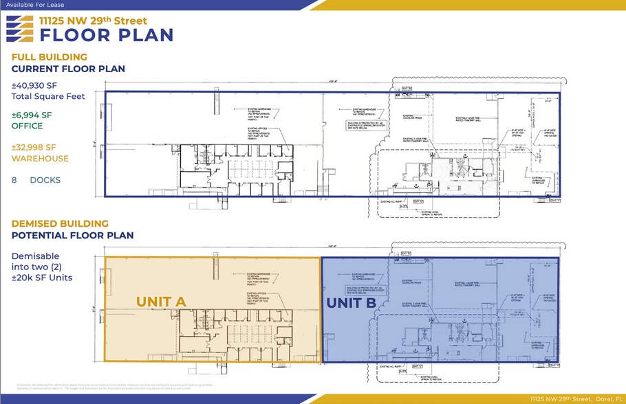 11125 NW 29th St, Miami, FL à louer - Plan d’étage – Image 2 sur 7