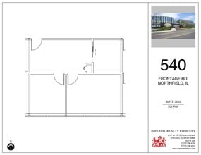 540-550 W Frontage Rd, Northfield, IL à louer Plan de site– Image 1 sur 1