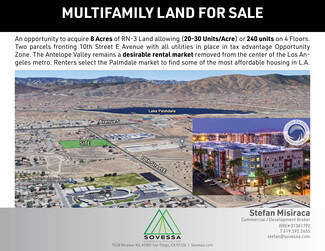 Plus de détails pour 37400 10th St E, Palmdale, CA - Terrain à vendre