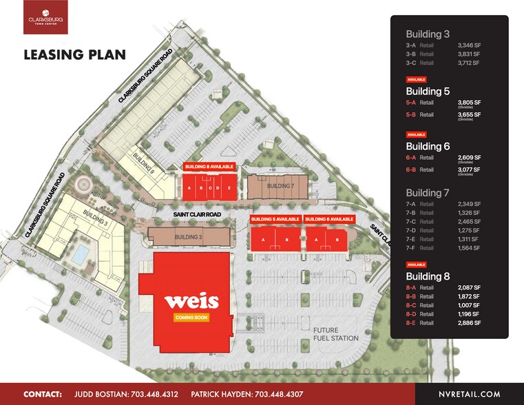 Saint Clair Rd, Clarksburg, MD à louer - Plan de site – Image 2 sur 2