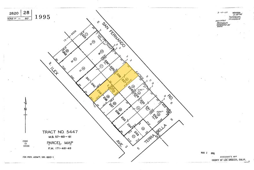 10477 San Fernando Rd, Pacoima, CA à vendre - Plan cadastral – Image 3 sur 6