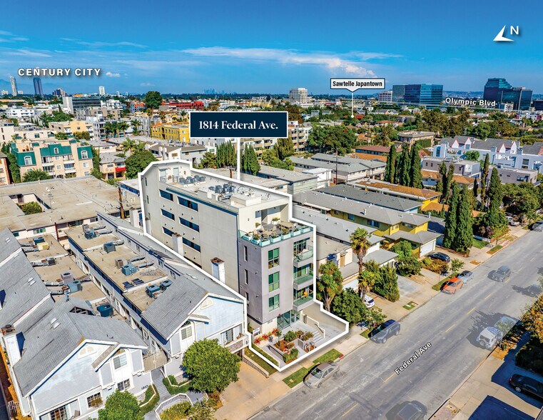 1814 Federal Ave, Los Angeles, CA à vendre - Aérien – Image 2 sur 17