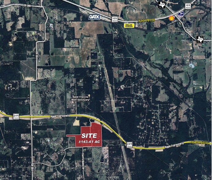 SH 249 Aggie Expy, Navasota, TX à vendre - Aérien – Image 3 sur 9
