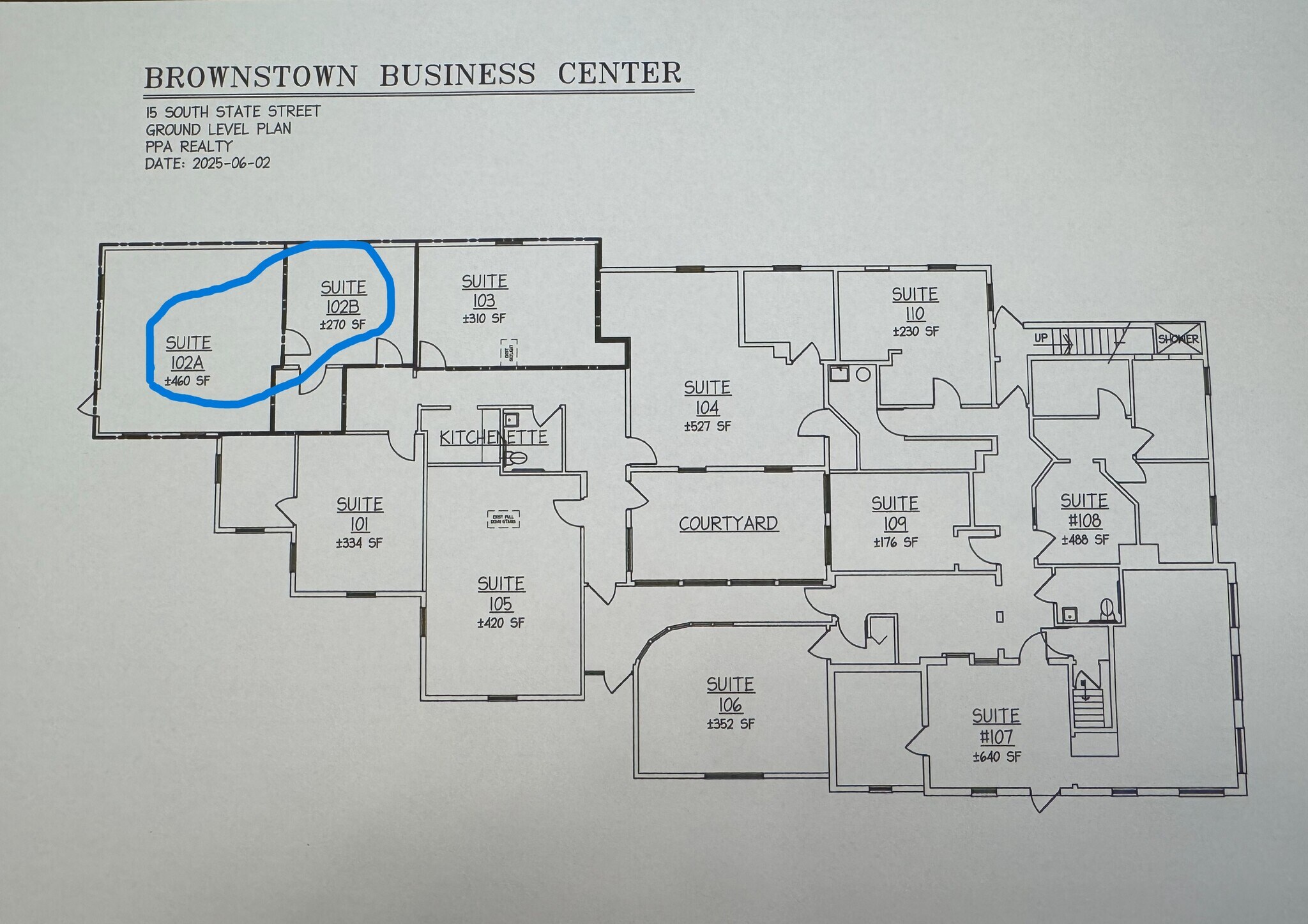 15 S State St, Brownstown, PA à louer Plan d’étage– Image 1 sur 1