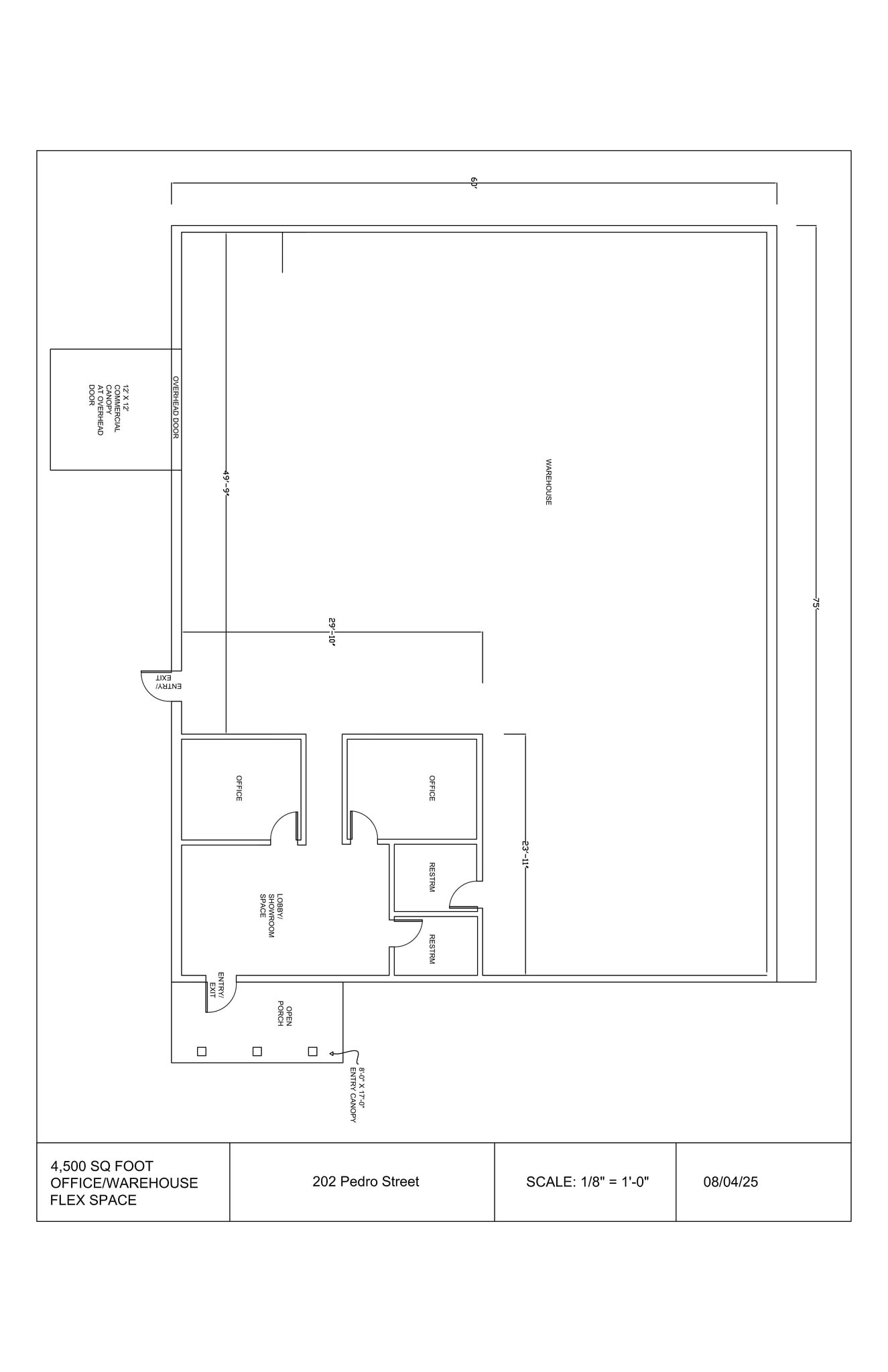 200 Pedro St, Monroe, NC à louer Plan de site– Image 1 sur 8