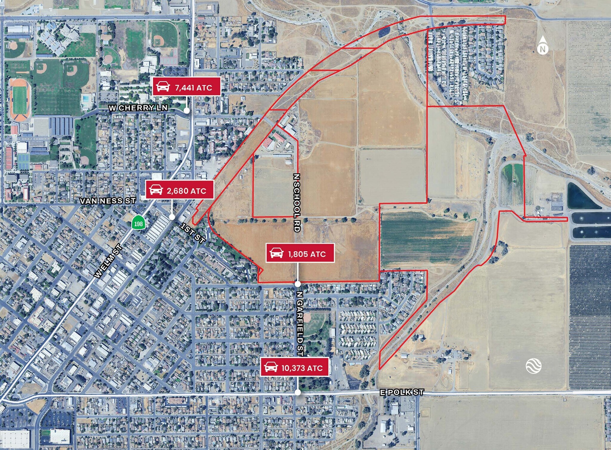 CA-33 & W. Cherry Ln, Coalinga, CA à vendre Photo de l’immeuble– Image 1 sur 4