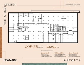 1621 18th St, Denver, CO à louer Plan d’étage– Image 1 sur 1