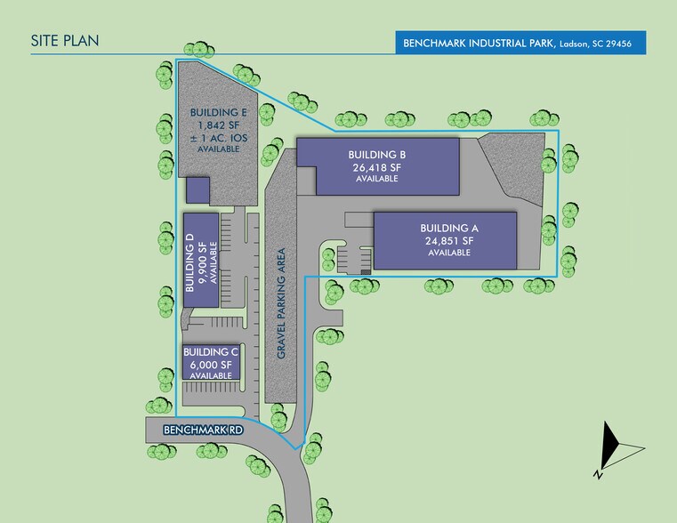 3241 Benchmark Dr, Ladson, SC à louer - Photo de l’immeuble – Image 2 sur 2