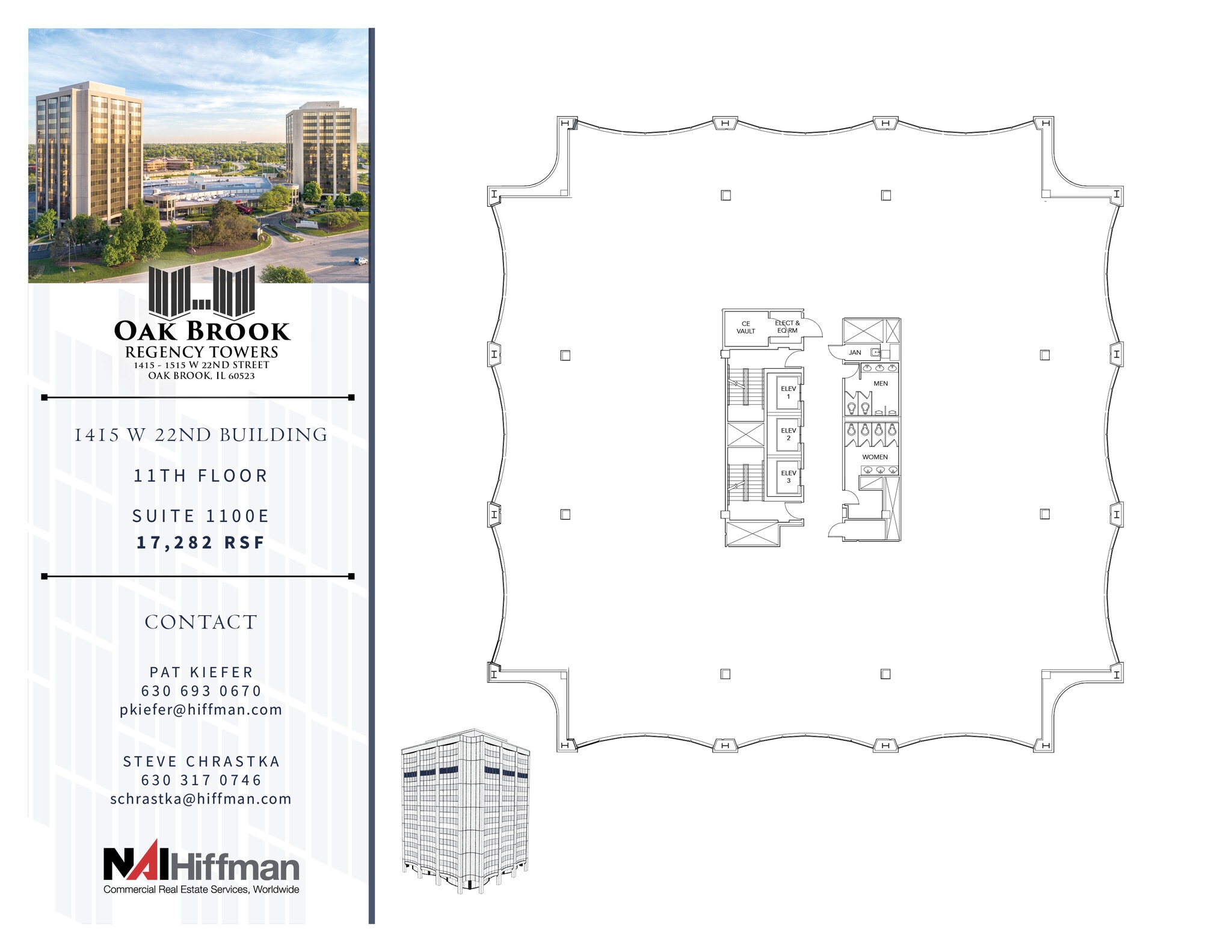 1415 W 22nd St, Oak Brook, IL à louer Plan d’étage– Image 1 sur 1