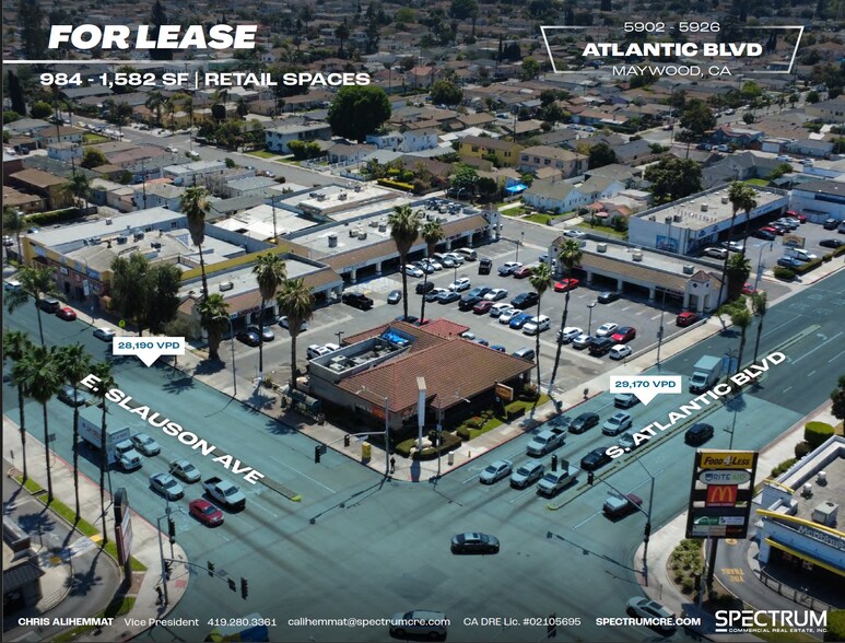 5900-5924 Atlantic Blvd, Maywood, CA à louer - Aérien – Image 1 sur 24