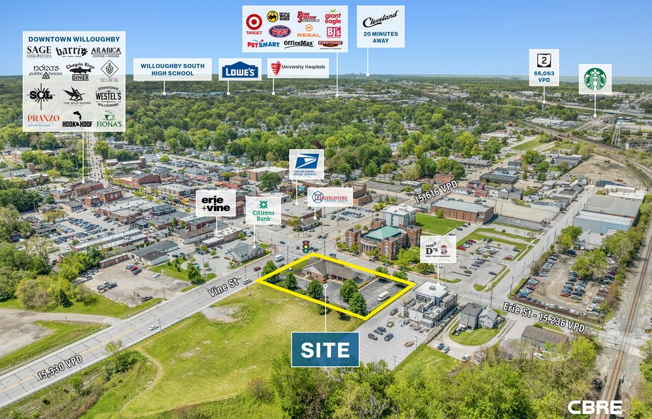 38201 Erie St, Willoughby, OH à louer - Photo de l’immeuble – Image 2 sur 6