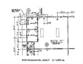 5151 Pentecost Dr, Modesto, CA à louer Plan d’étage– Image 1 sur 1