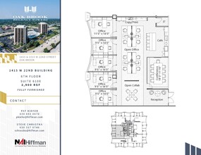 1415 W 22nd St, Oak Brook, IL à louer Plan d’étage– Image 1 sur 1
