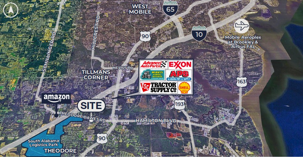 Theodore Dawes Rd, Theodore, AL à vendre - Photo de l’immeuble – Image 2 sur 7