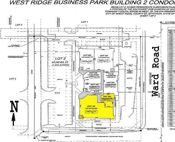 4855 Ward Rd, Wheat Ridge, CO à louer - Plan cadastral – Image 2 sur 27