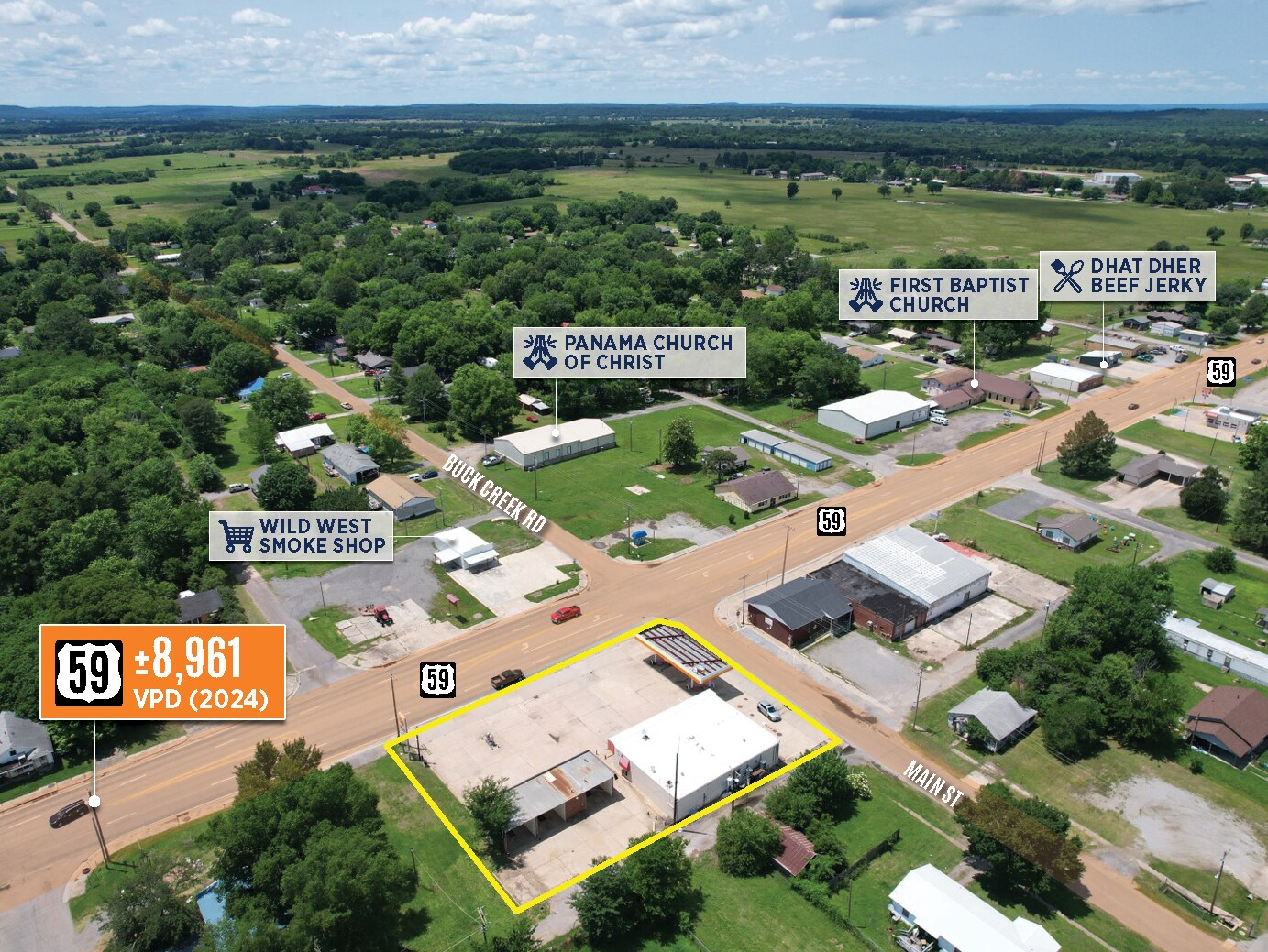 101 S Kentucky Ave, Panama, OK à vendre Photo principale– Image 1 sur 10