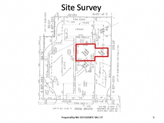 200 S Sugar Rd, Edinburg, TX à louer - Plan cadastral – Image 3 sur 7