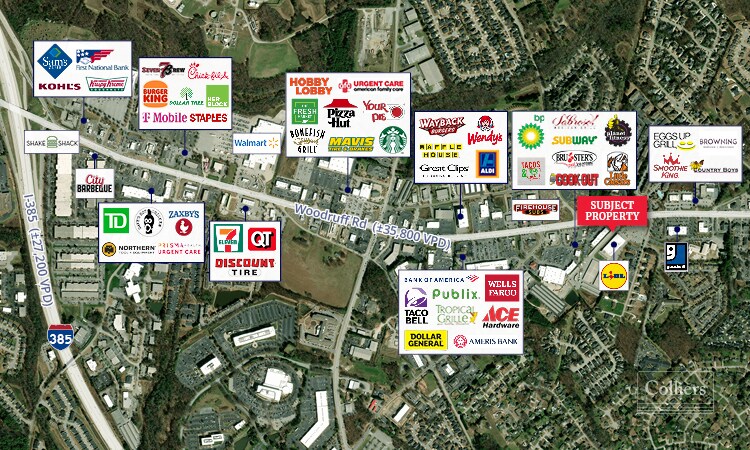 1860 Woodruff Rd, Greenville, SC à louer - Photo de l’immeuble – Image 3 sur 5