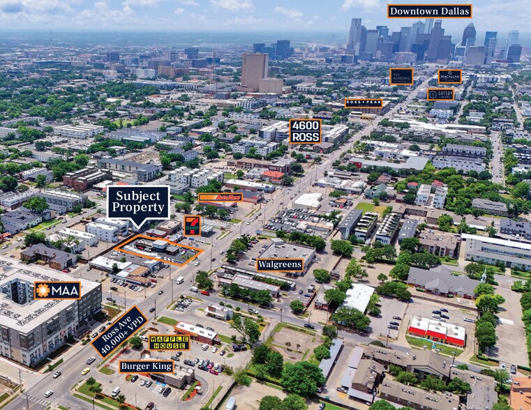 5014 Ross Ave, Dallas, TX à vendre - Photo de l’immeuble – Image 3 sur 7