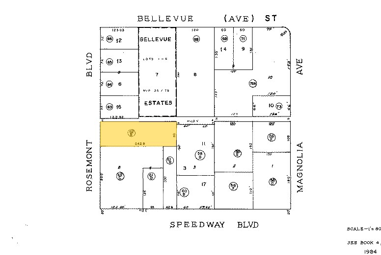 1140 N Rosemont Blvd, Tucson, AZ à vendre - Plan cadastral – Image 2 sur 84