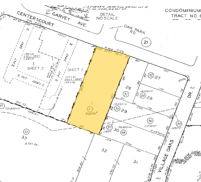 1274 Center Court Dr, Covina, CA à louer - Plan cadastral – Image 2 sur 4