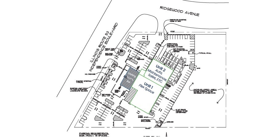 721 Independence Blvd, Romeoville, IL à louer Plan d’étage– Image 1 sur 1