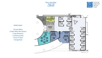 1101 Slater Rd, Durham, NC à louer Plan d’étage– Image 2 sur 2