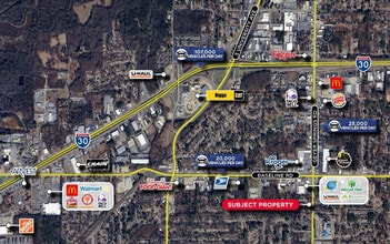 9100 Geyer Springs Rd, Little Rock, AR - VUE AÉRIENNE  vue de carte