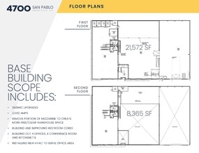 4700 San Pablo Ave, Emeryville, CA à louer Plan d’étage– Image 1 sur 1