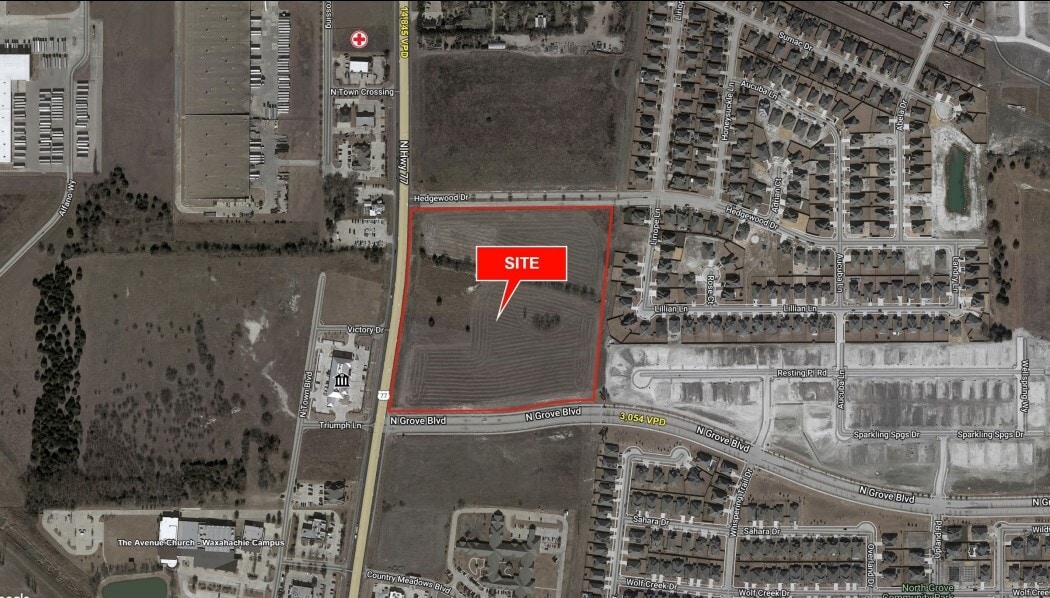 NEC North Grove & US 77, Waxahachie, TX à vendre Photo de l’immeuble– Image 1 sur 1