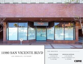 Plus de détails pour 11980 San Vicente Blvd, Los Angeles, CA - Bureau à louer