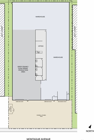 997 Montague St, San Leandro, CA à louer - Plan de site – Image 2 sur 2