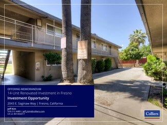 Plus de détails pour 2043 E Saginaw Way, Fresno, CA - Logement à vendre