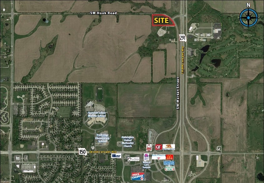 2974 SW Mo-291 Hwy, Lee's Summit, MO à vendre - Aérien – Image 2 sur 3