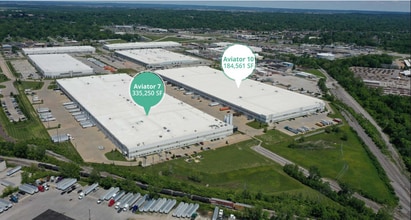 6102-6122 Aviator Dr, Hazelwood, MO - VUE AÉRIENNE  vue de carte